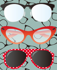 眼鏡のイラスト素材