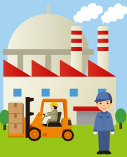 工場のイラスト素材