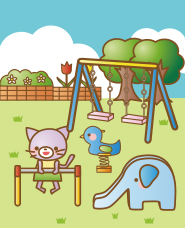 公園・遊具イラスト素材