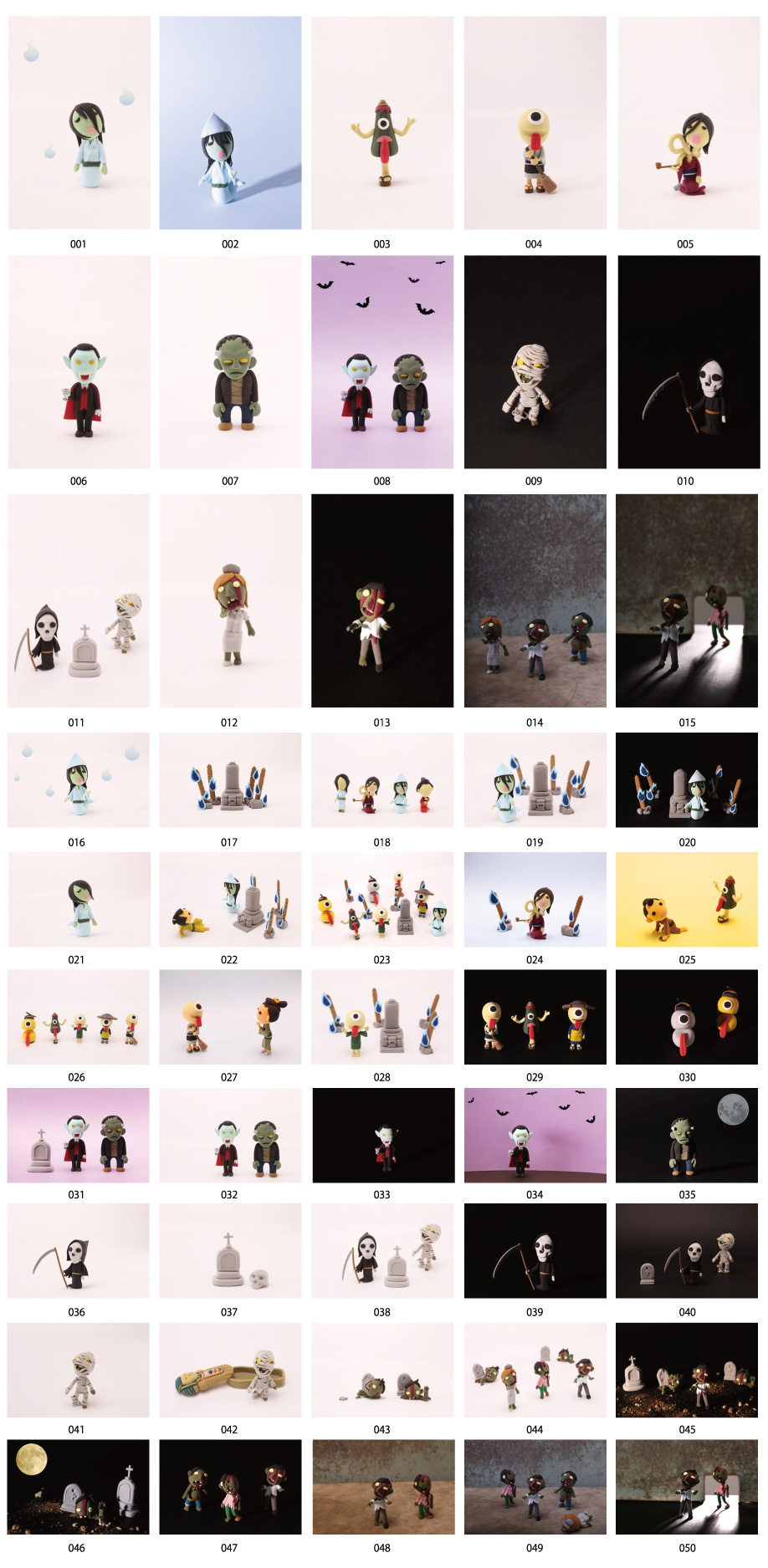 クレイアートホラー写真素材