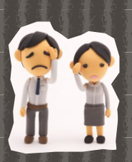 クレイアート体調不良写真素材