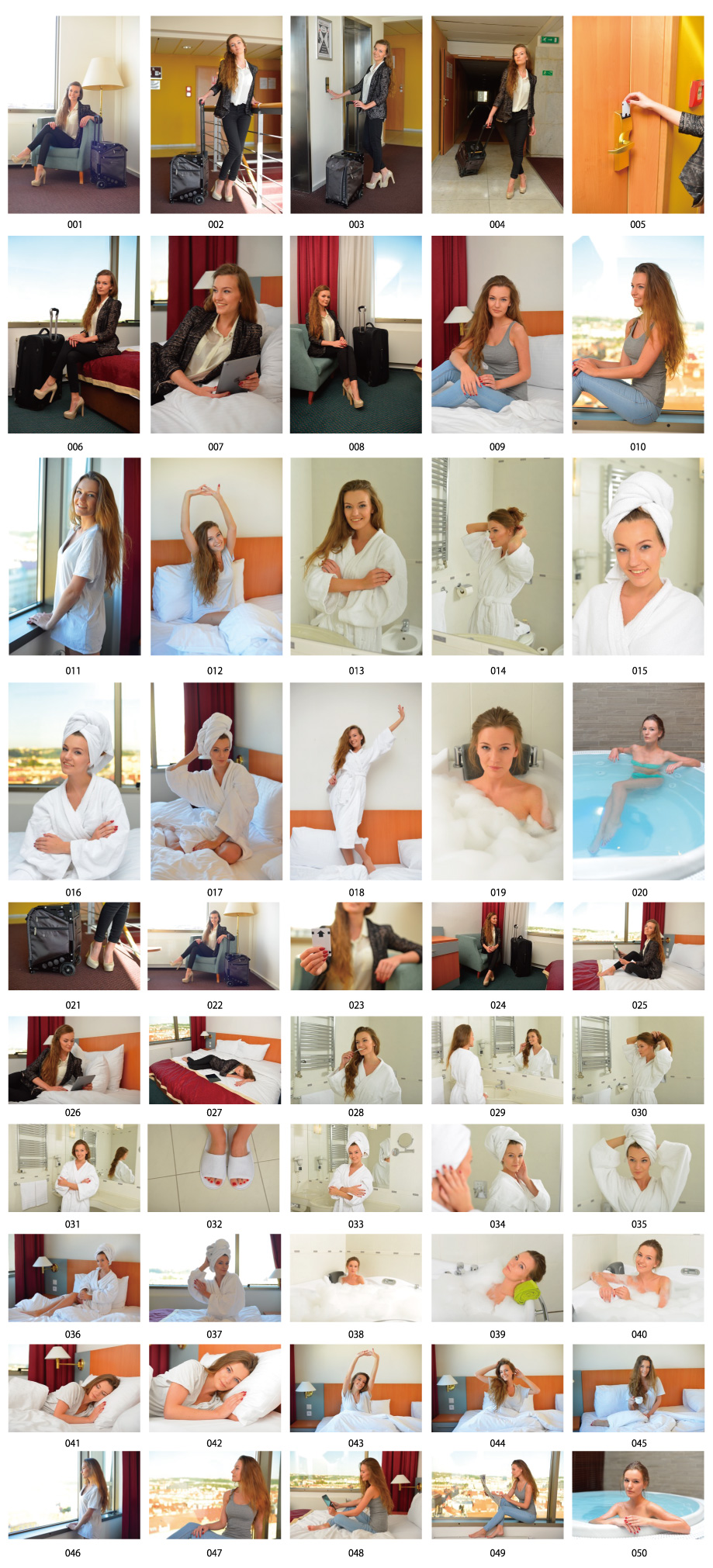 ホテルステイの写真素材