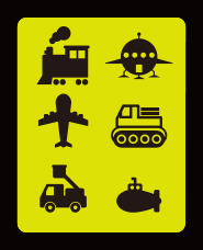 騎馬的圖標輪廓材料