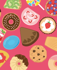 ขนมไอคอนวัสดุ