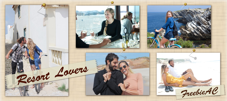 リゾート地のカップル写真素材vol.2