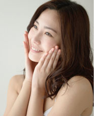 여성 포즈 미용 사진 소재