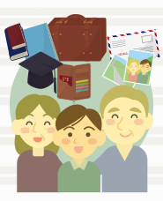 Home stay illustration