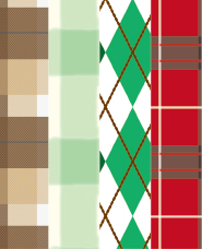 チェック柄パターン素材