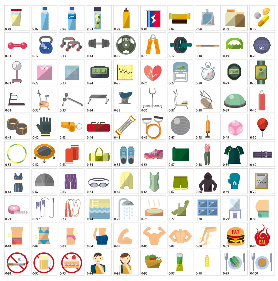 フィットネスアイコン