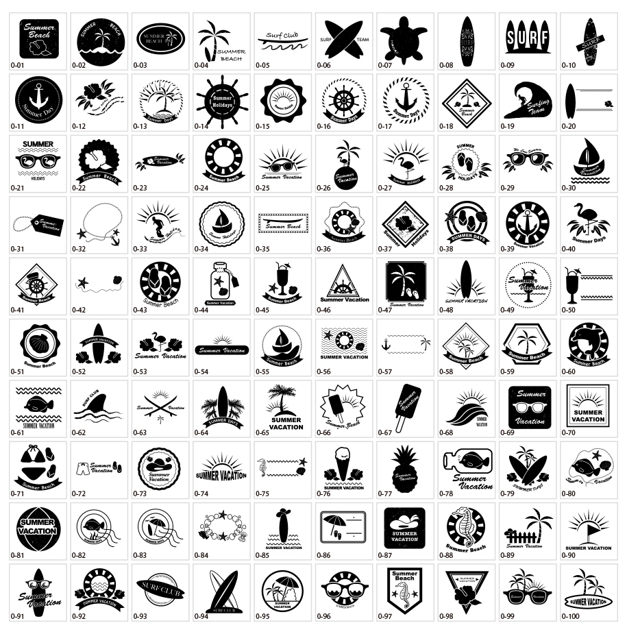 Tài liệu hình bóng logo mùa hè