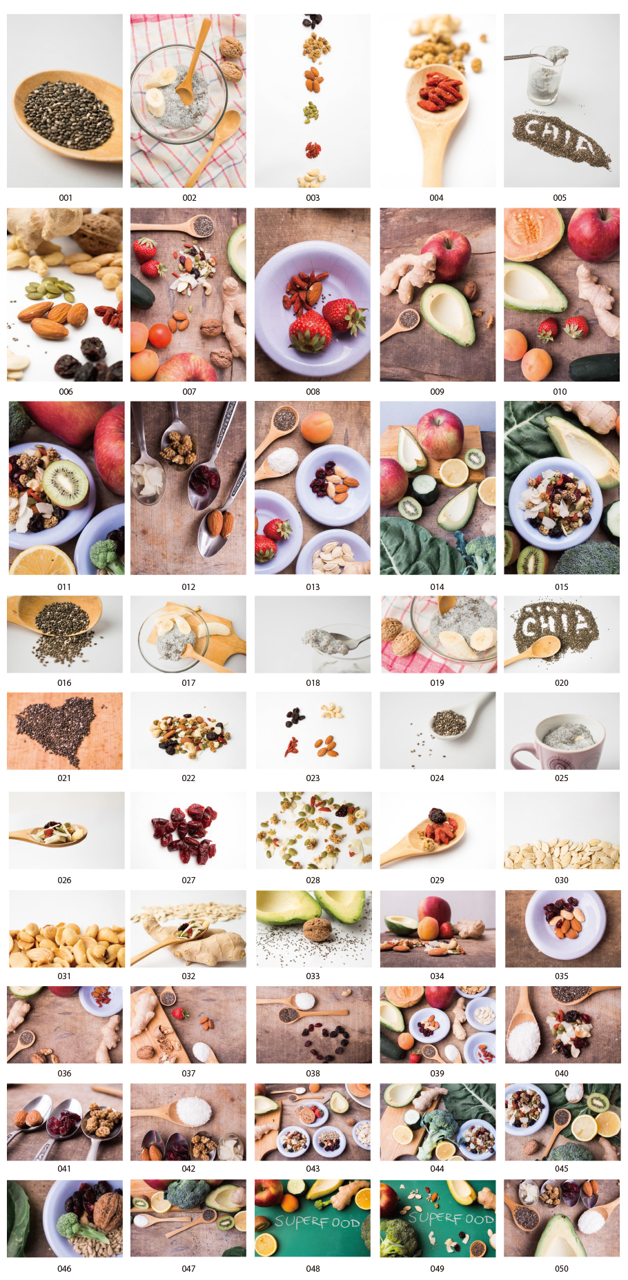 スーパーフードの写真素材