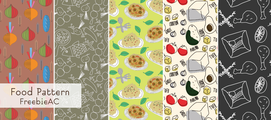 フードパターン素材
