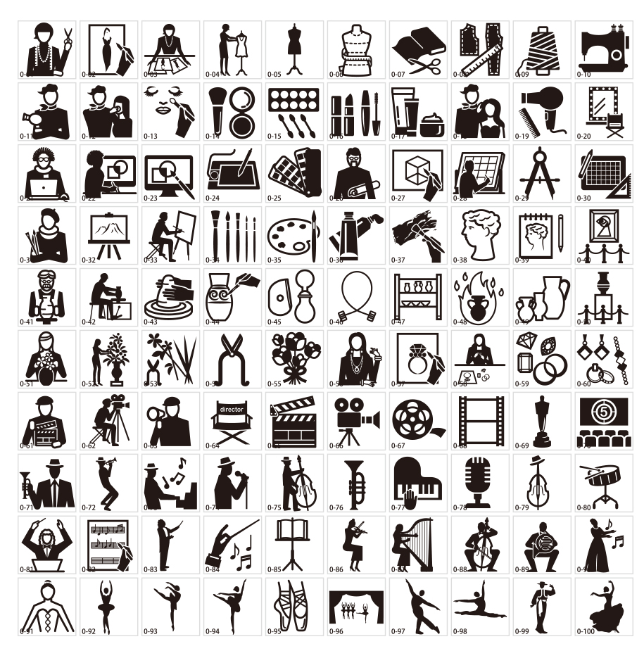 アーティストアイコン素材