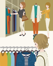 apparel shop Illustration 