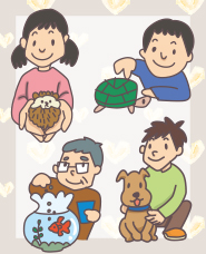 Sống với vật liệu minh họa thú cưng