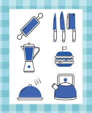 キッチンツールアイコン素材
