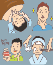 男性美容のイラスト素材