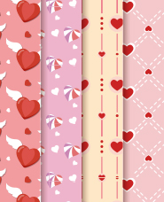 ชุดลายหัวใจ