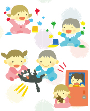 子供のいたずらイラスト