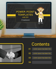เทมเพลต PowerPoint ชุดที่ 24