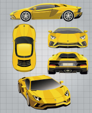 Car illustration collection