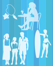 バカンスシルエット