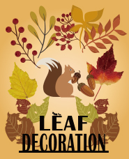 リーフデコレーションイラスト