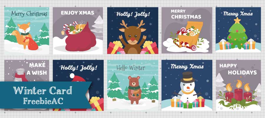 Mẫu thiệp mùa đông