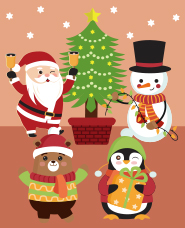 クリスマスイラストコレクション