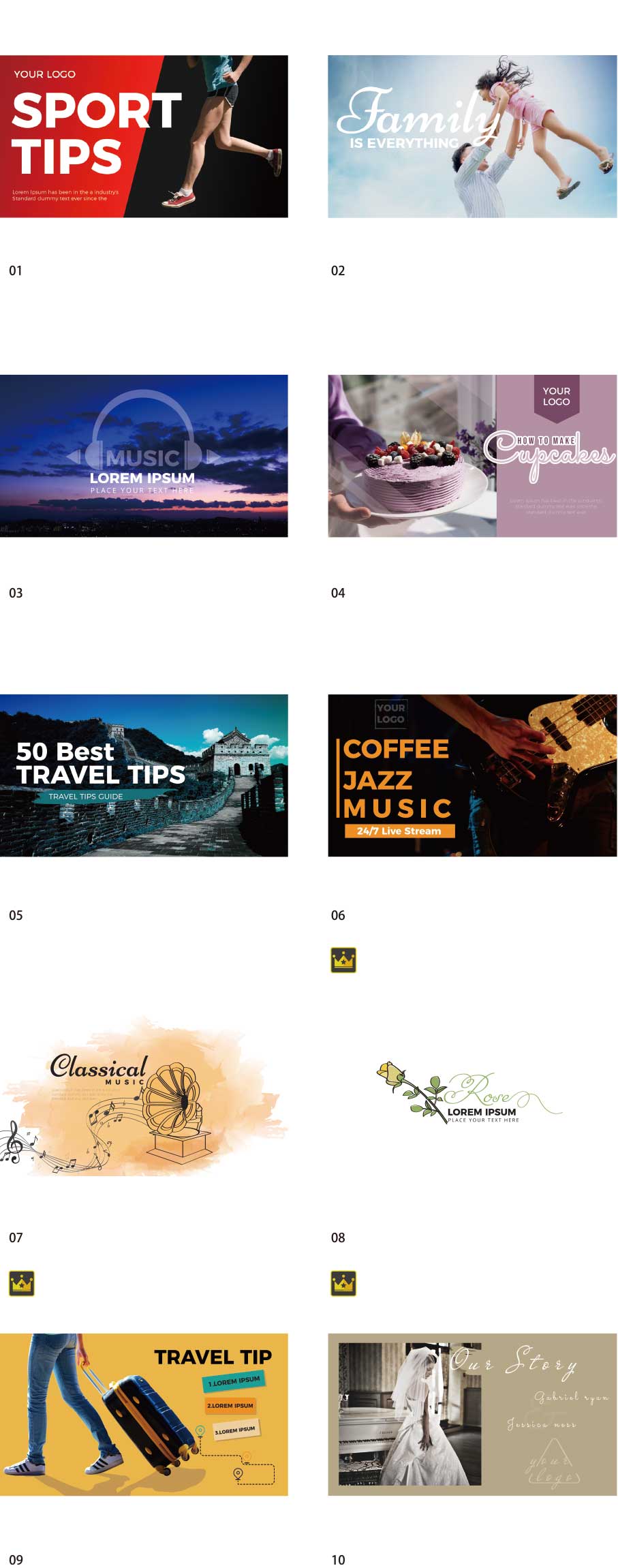 Youtubeサムネイルテンプレート