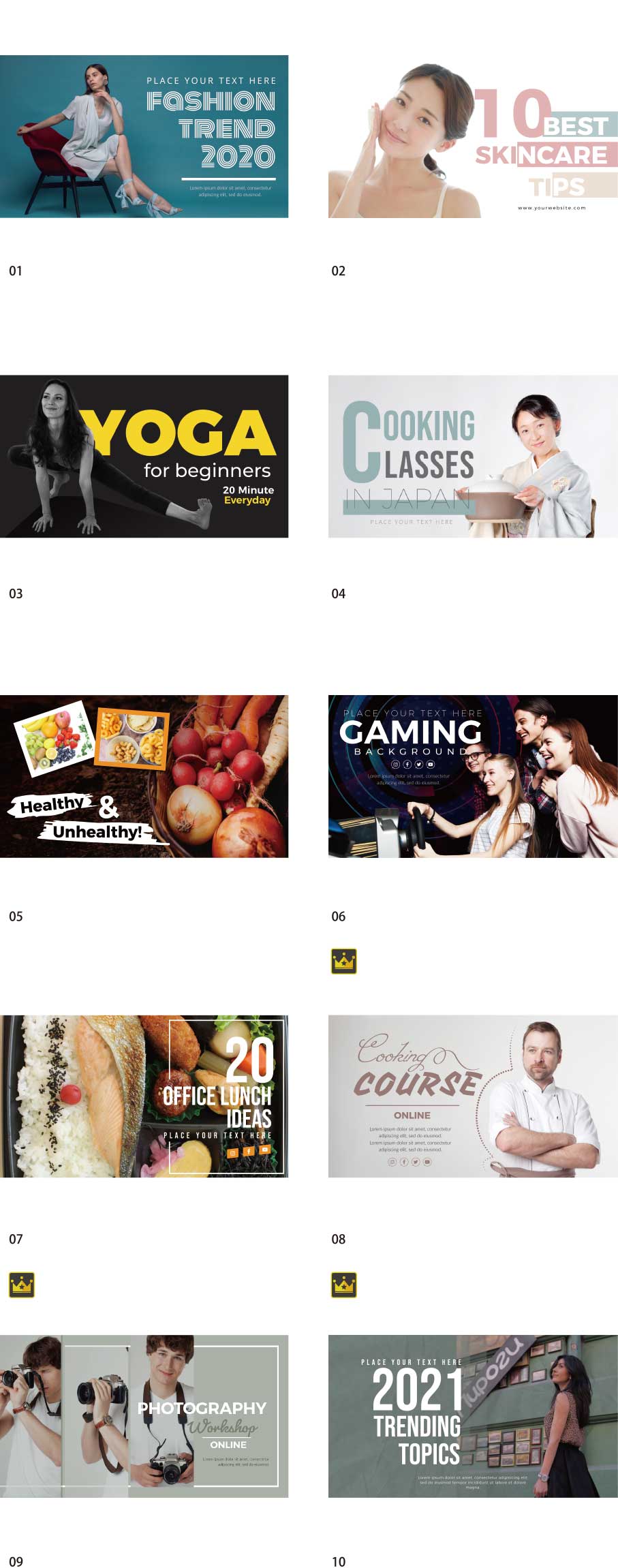Youtubeサムネイルテンプレート vol.2