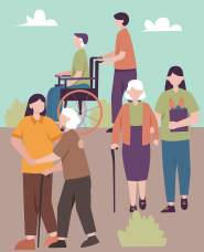 ケアサービスイラストコレクション