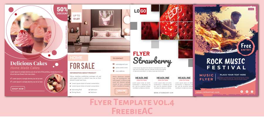 フライヤーテンプレート vol.4