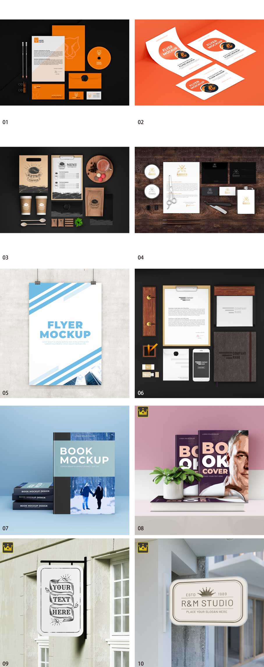 モックアップテンプレート vol.10