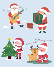 Santa Claus Illustration Collection
