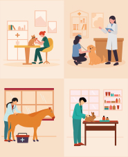 獣医イラストコレクション
