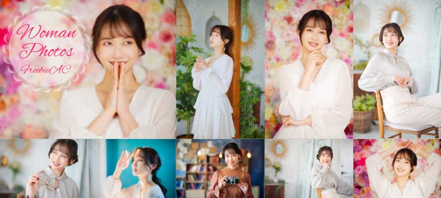 日本人女性のポートレート写真