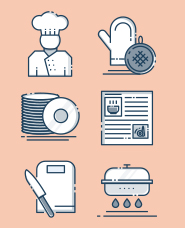 クッキングラインアイコン