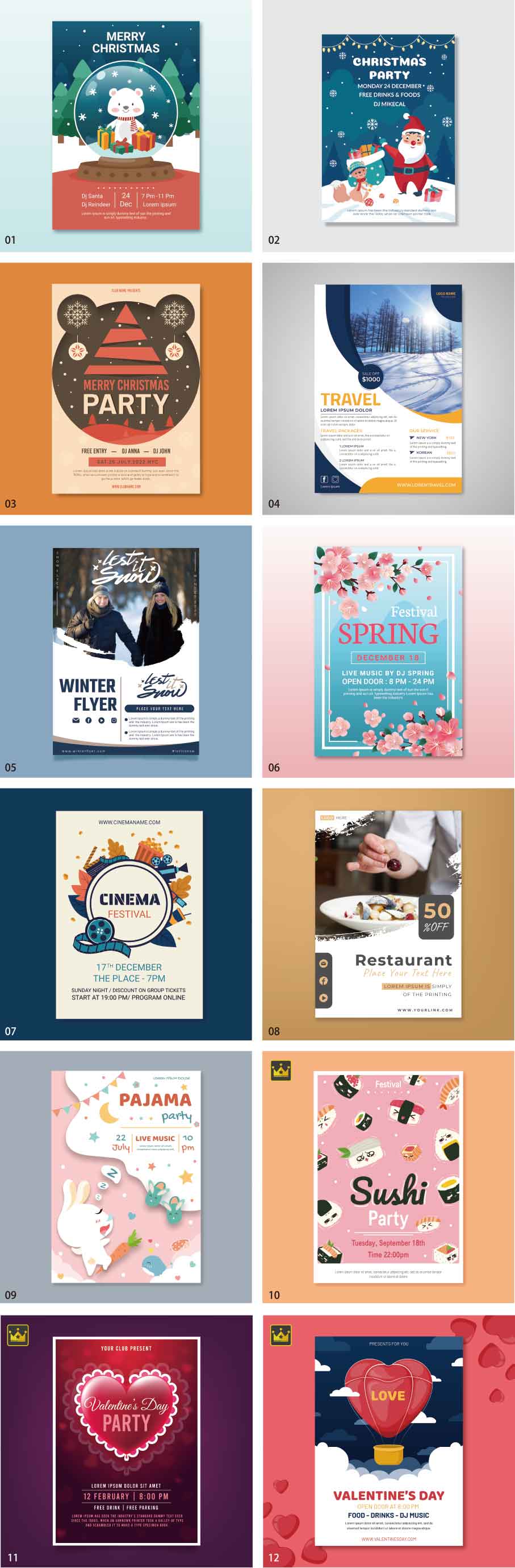 ポスターテンプレート