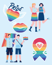 LGBTQ 일러스트 컬렉션