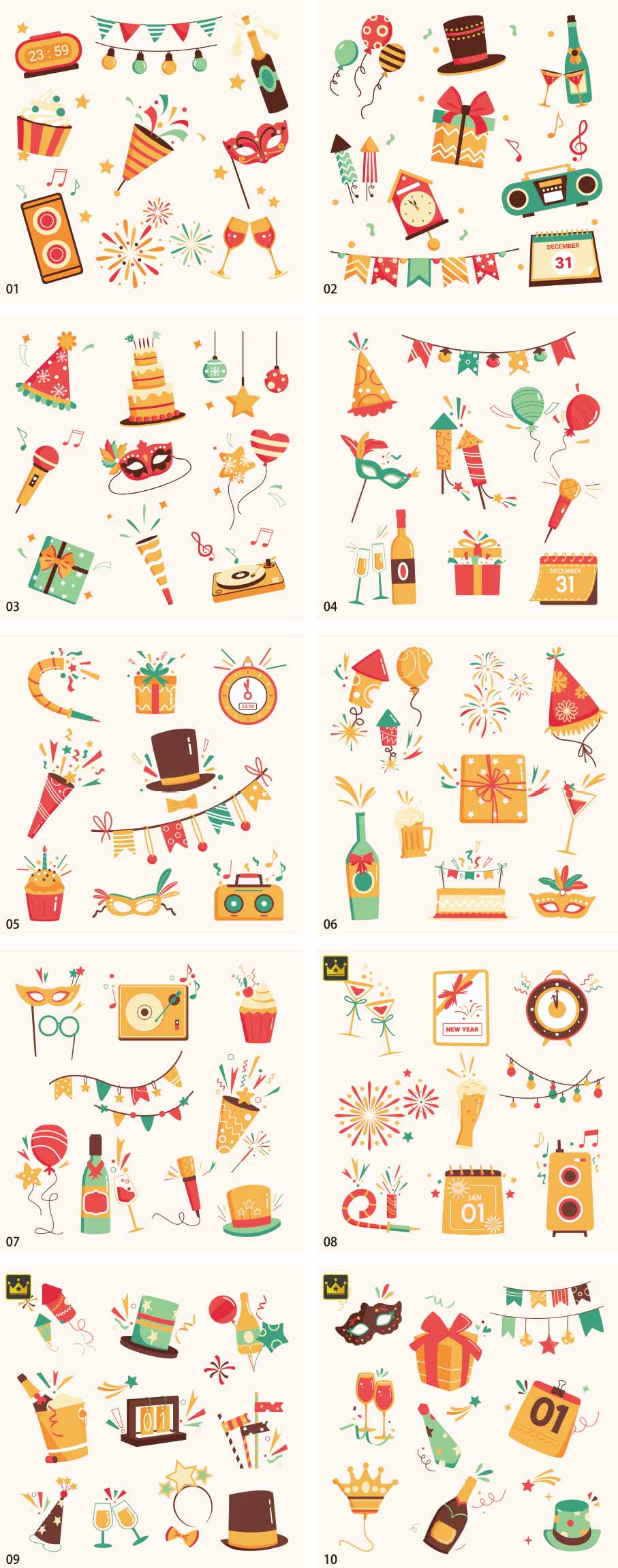 ภาพประกอบการเตรียมปีใหม่