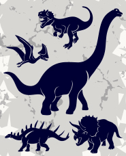 Dinosaur/dangerous creature silhouette