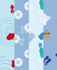 รูปแบบภาพประกอบเดือนสิงหาคม