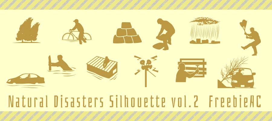 Natural disaster silhouette vol.2