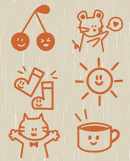 Korean style illustration silhouette vol.2