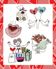 バレンタインイラスト