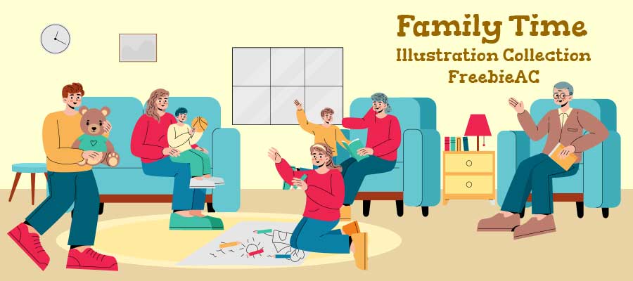 Bộ sưu tập minh họa thời gian dành cho gia đình