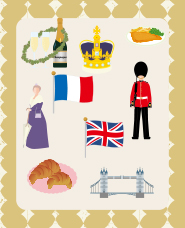 イギリス・フランスイラスト