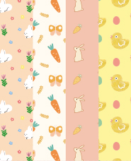 イースターパターンイラスト