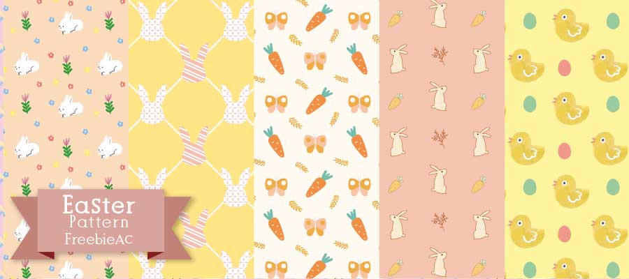 イースターパターンイラスト